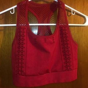 Women’s red Sports Bra